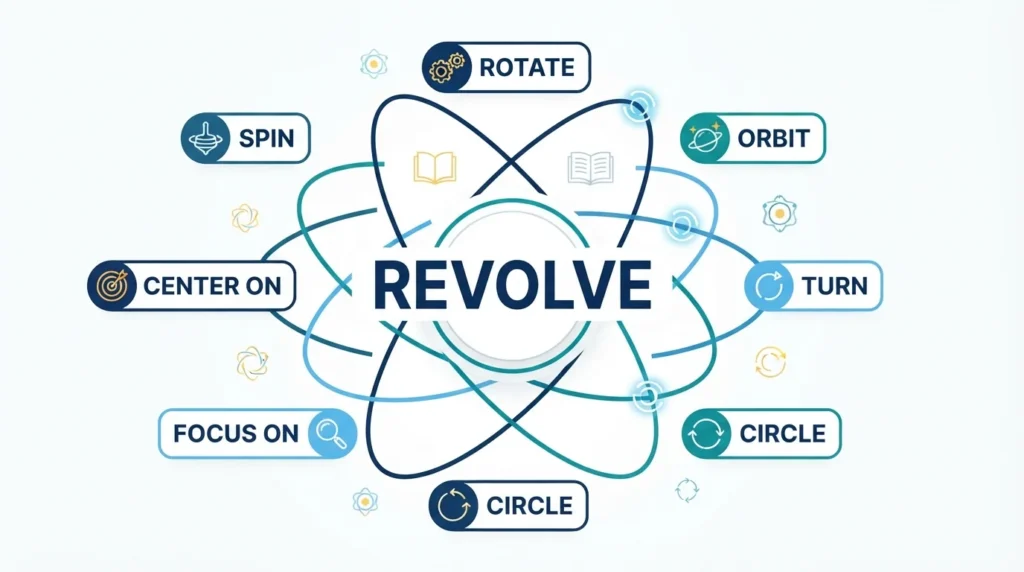Detailed Analysis of Synonyms for Revolve