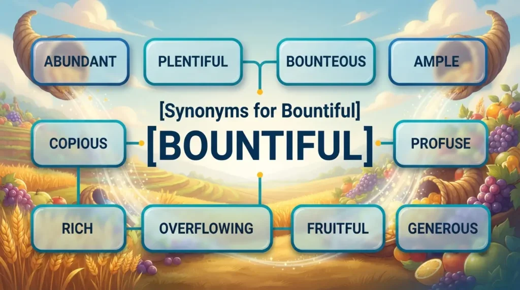 Detailed Synonyms for Bountiful