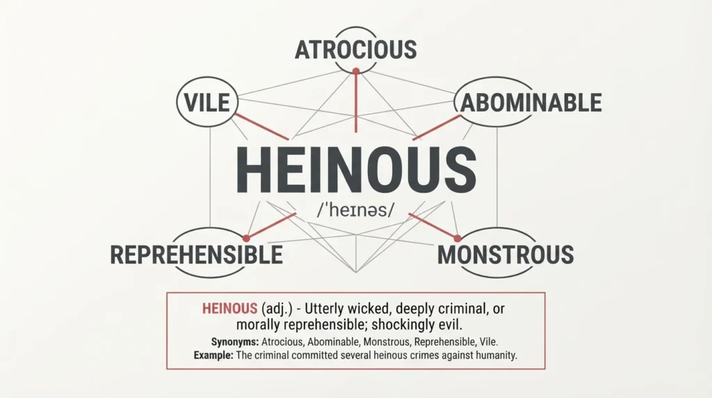 Heinous vs Similar Words