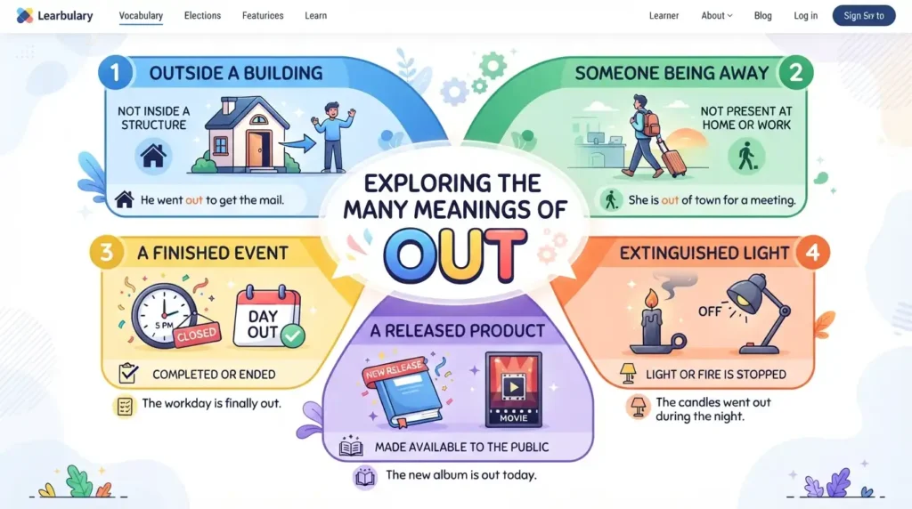 Meaning and Usage of Out