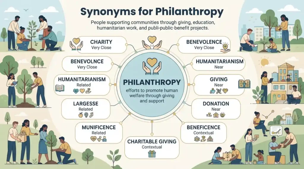 Synonym for Philanthropy Should You Use