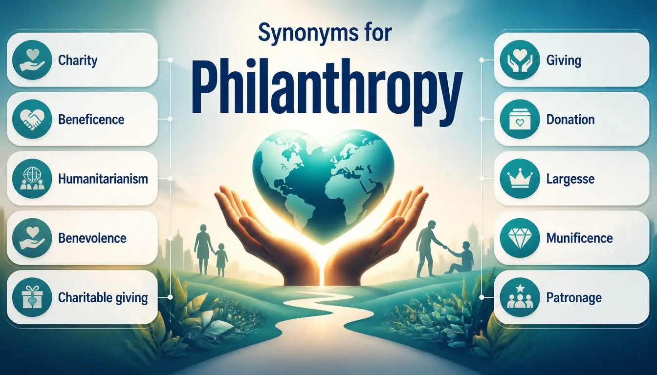 Synonyms for Philanthropy: Meaning, Closest Synonym, and Best Alternatives