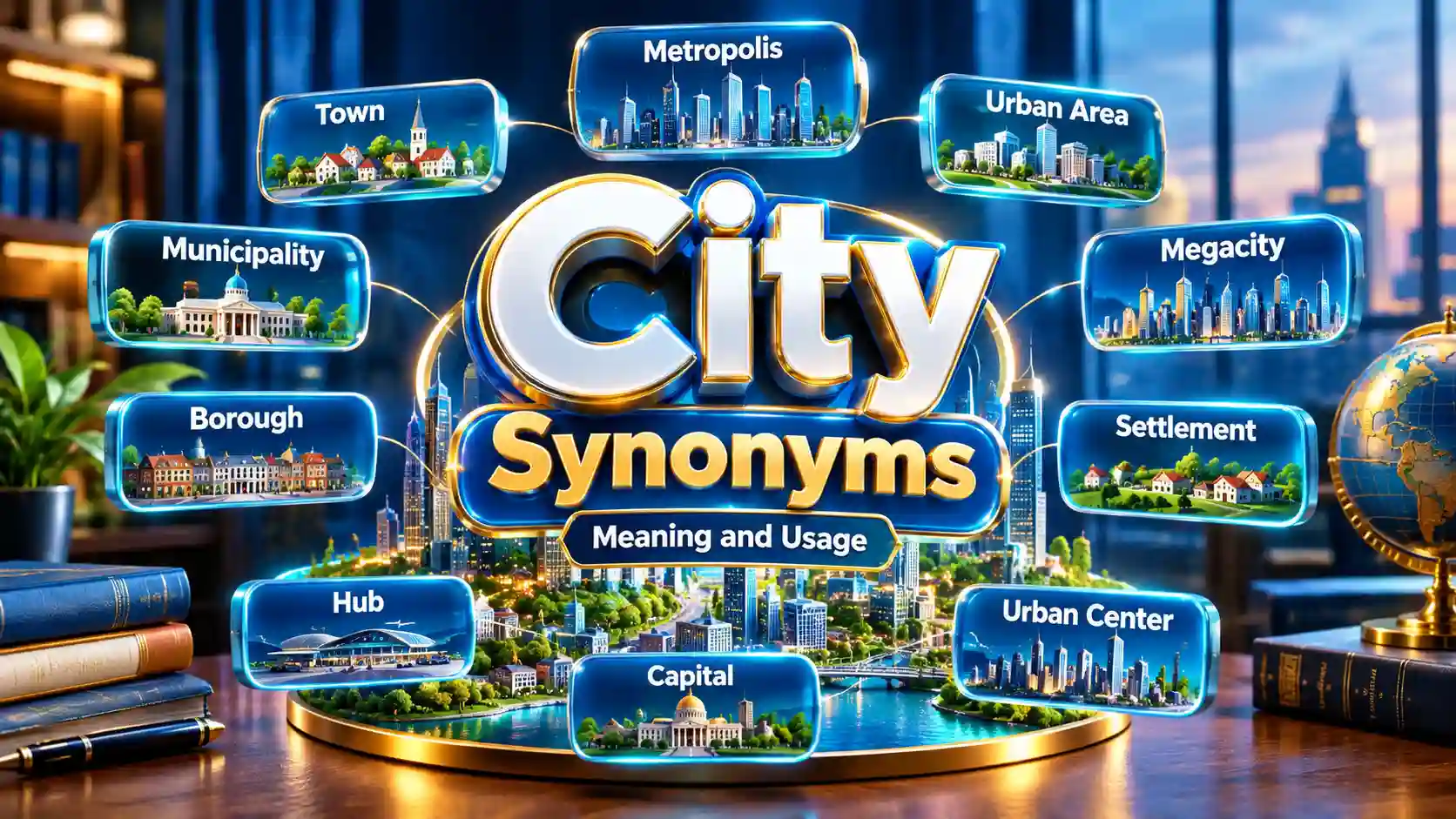 City Synonyms: Best Alternatives, Meanings and Examples