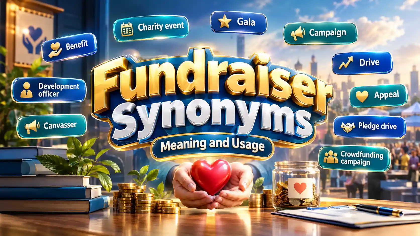 Fundraiser Synonyms, Better Words with Meanings, Examples and When to Use Each