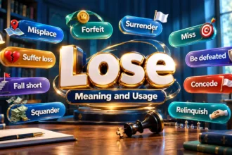 Lose Synonyms: Best Alternatives, Meanings, Examples & Usage Guide