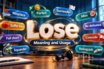 Lose Synonyms: Best Alternatives, Meanings, Examples & Usage Guide