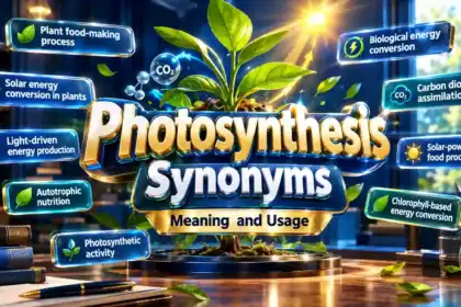 Photosynthesis Synonyms: Exact Alternatives, Related Terms, Meanings and Examples