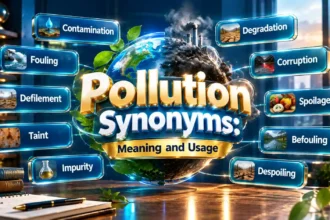 Pollution Synonyms: Best Alternatives, Meanings, Examples and Correct Usage