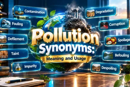 Pollution Synonyms: Best Alternatives, Meanings, Examples and Correct Usage