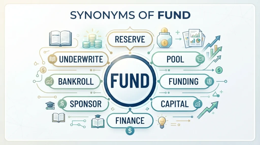 Synonyms for Fund by Context