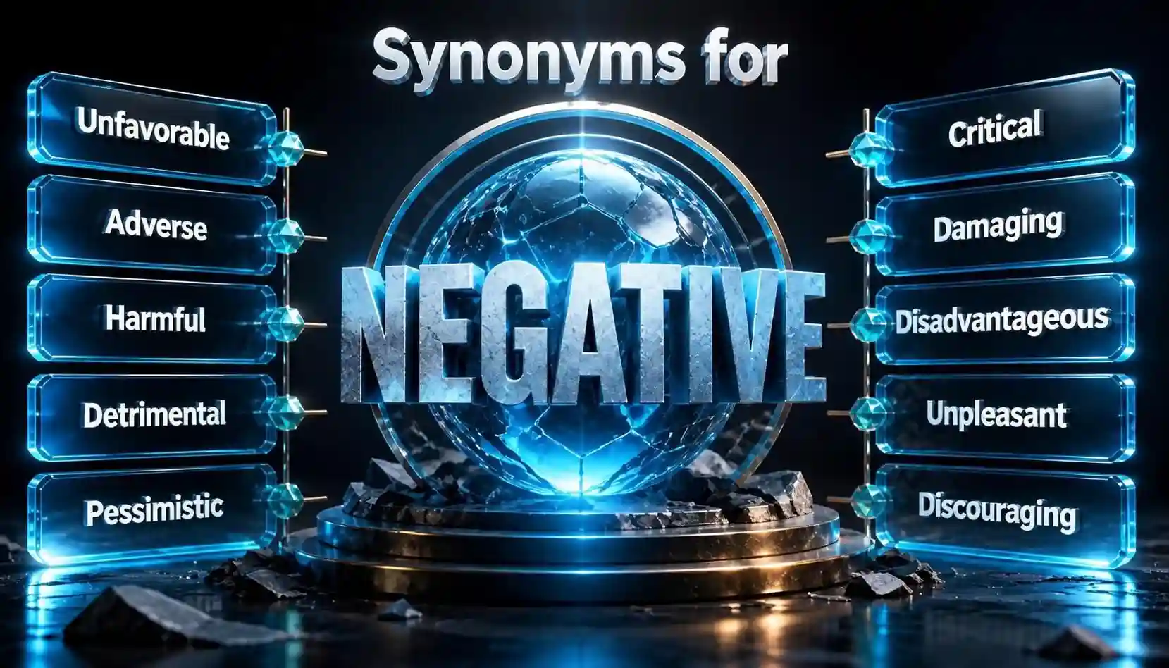 Synonyms for Negative: Better Words and Meanings