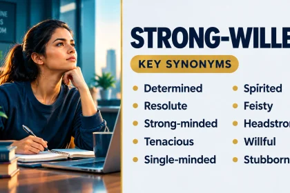 Strong-Willed Synonyms: Best Alternatives, Meanings and Examples