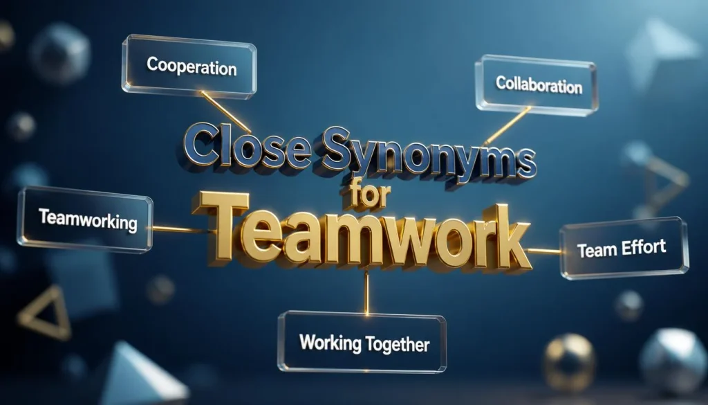 Close Synonyms for Teamwork