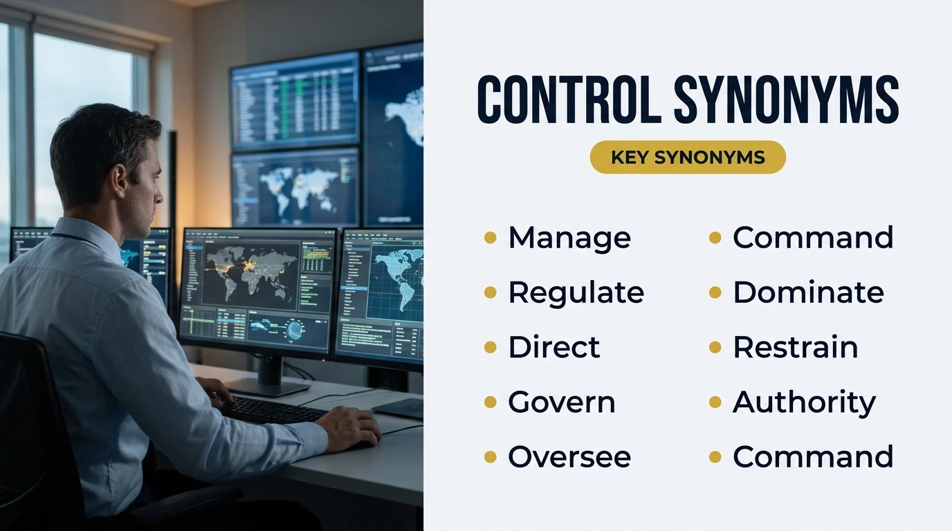 Control Synonyms: Best Alternatives, Meanings and Examples