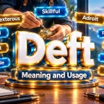 Deft Synonyms: Best Alternatives, Meanings and Examples
