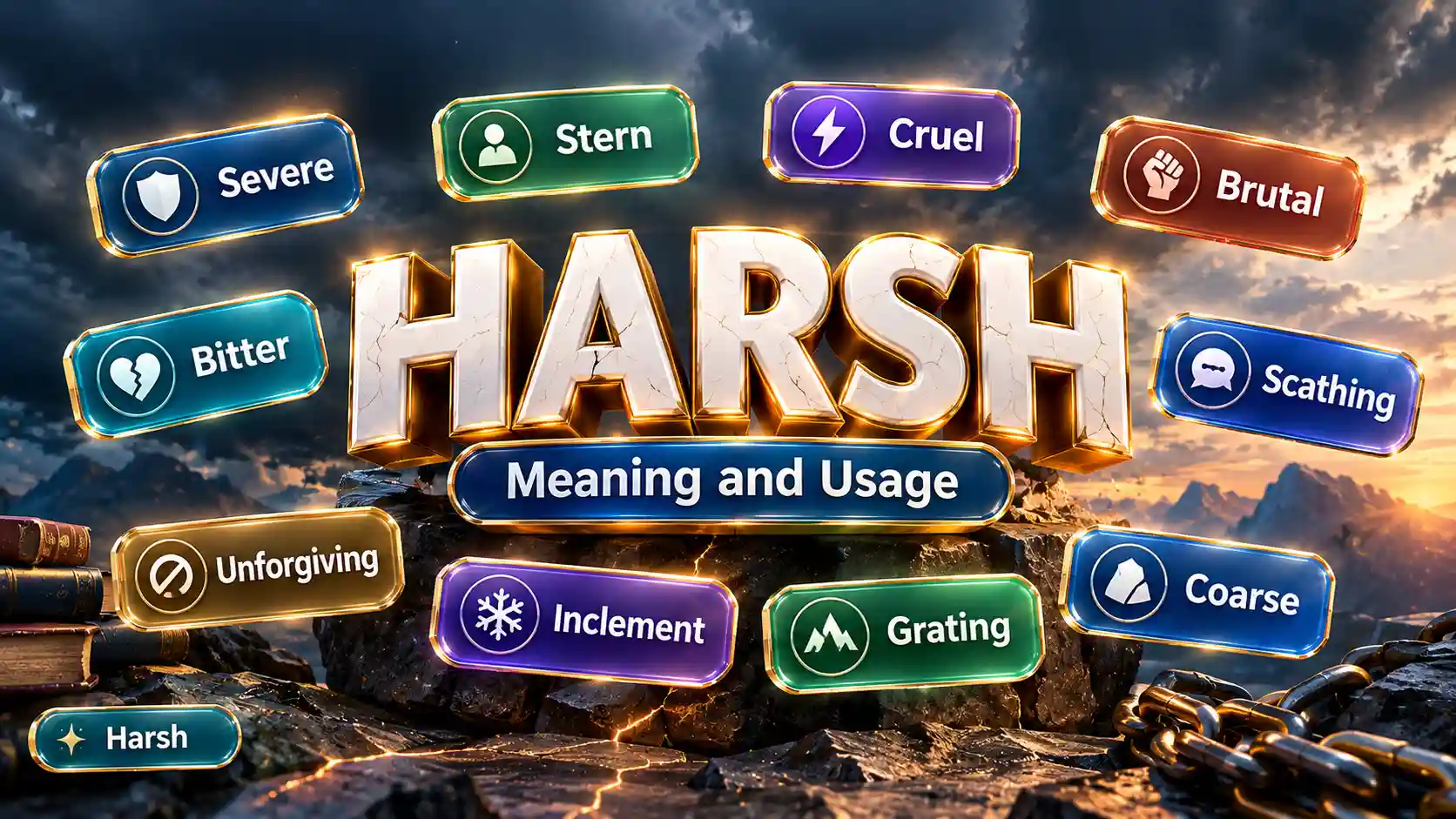 Harsh Synonyms: Best Alternatives, Meanings and Examples