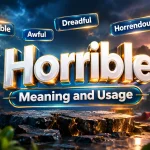 Horrible Synonyms: Best Alternatives, Meanings and Examples