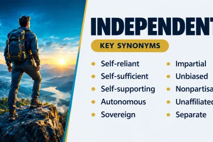 Independent Synonyms: Best Alternatives, Meanings and Examples