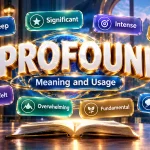 Profound Synonyms: Best Alternatives, Meanings and Examples