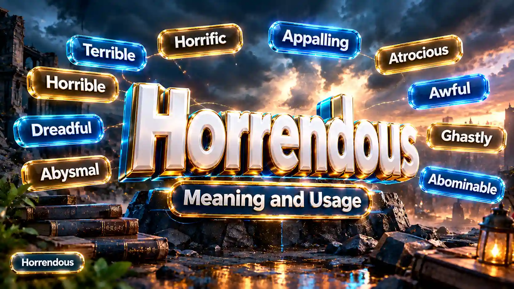 Horrendous Synonyms: Best Alternatives, Meanings and Examples