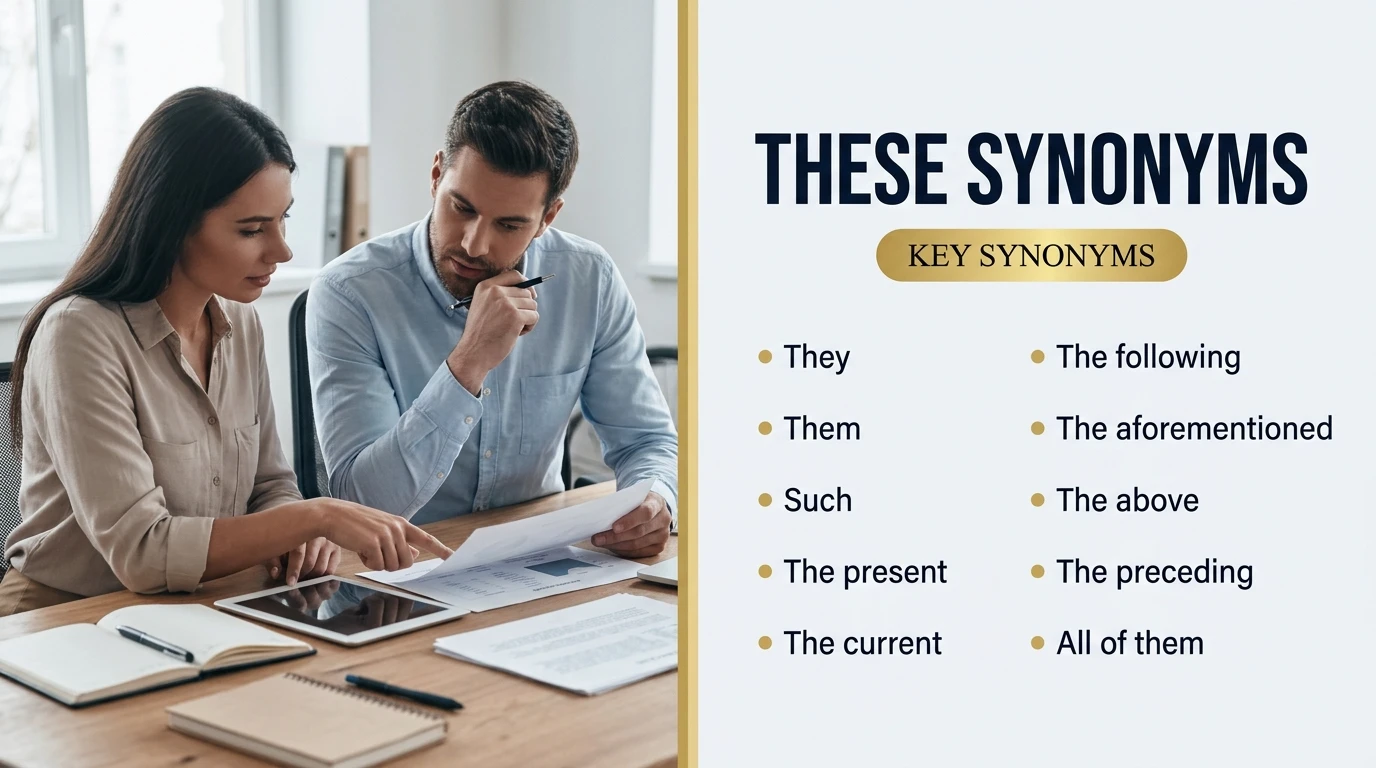 These Synonyms: Best Alternatives, Meanings and Examples